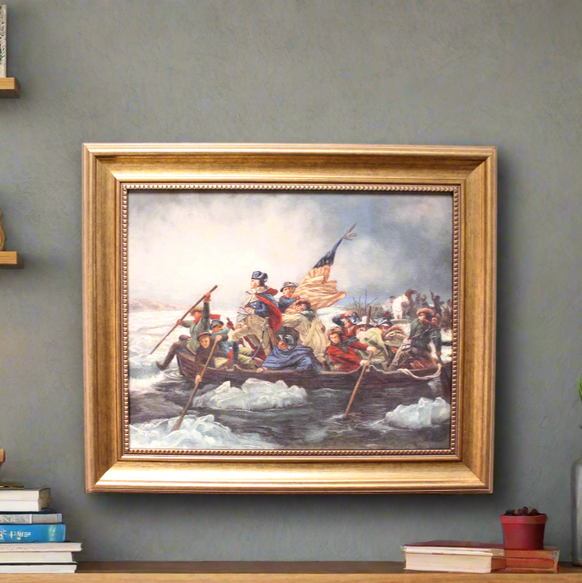 George Washington Crossing the Delaware Painting Print On Canvas