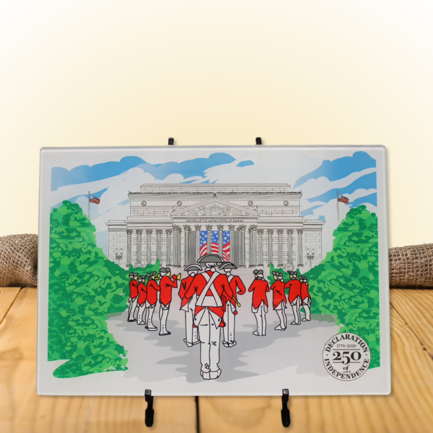 Fife and Drums at the Archives Cutting Board