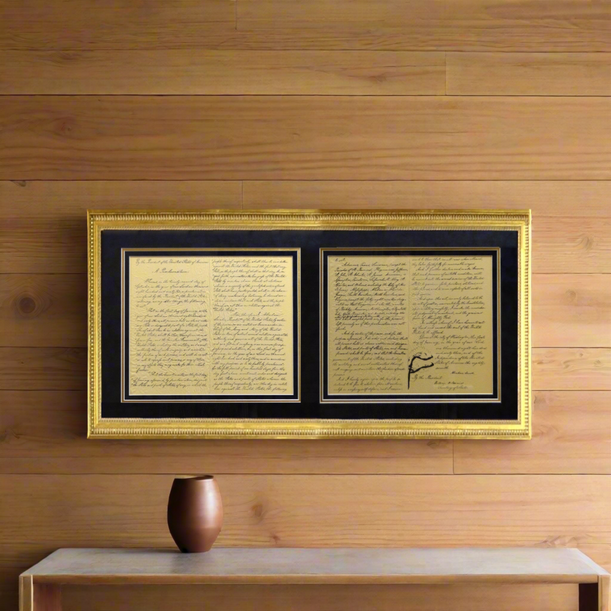Frame For Proclamation Framed Prints & Documents