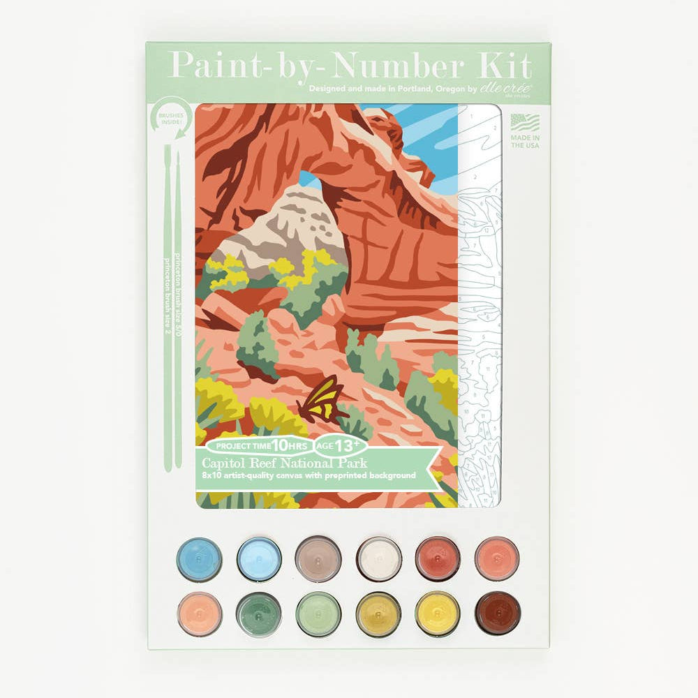 Capitol Reef National Park Paint-By-Number Kit