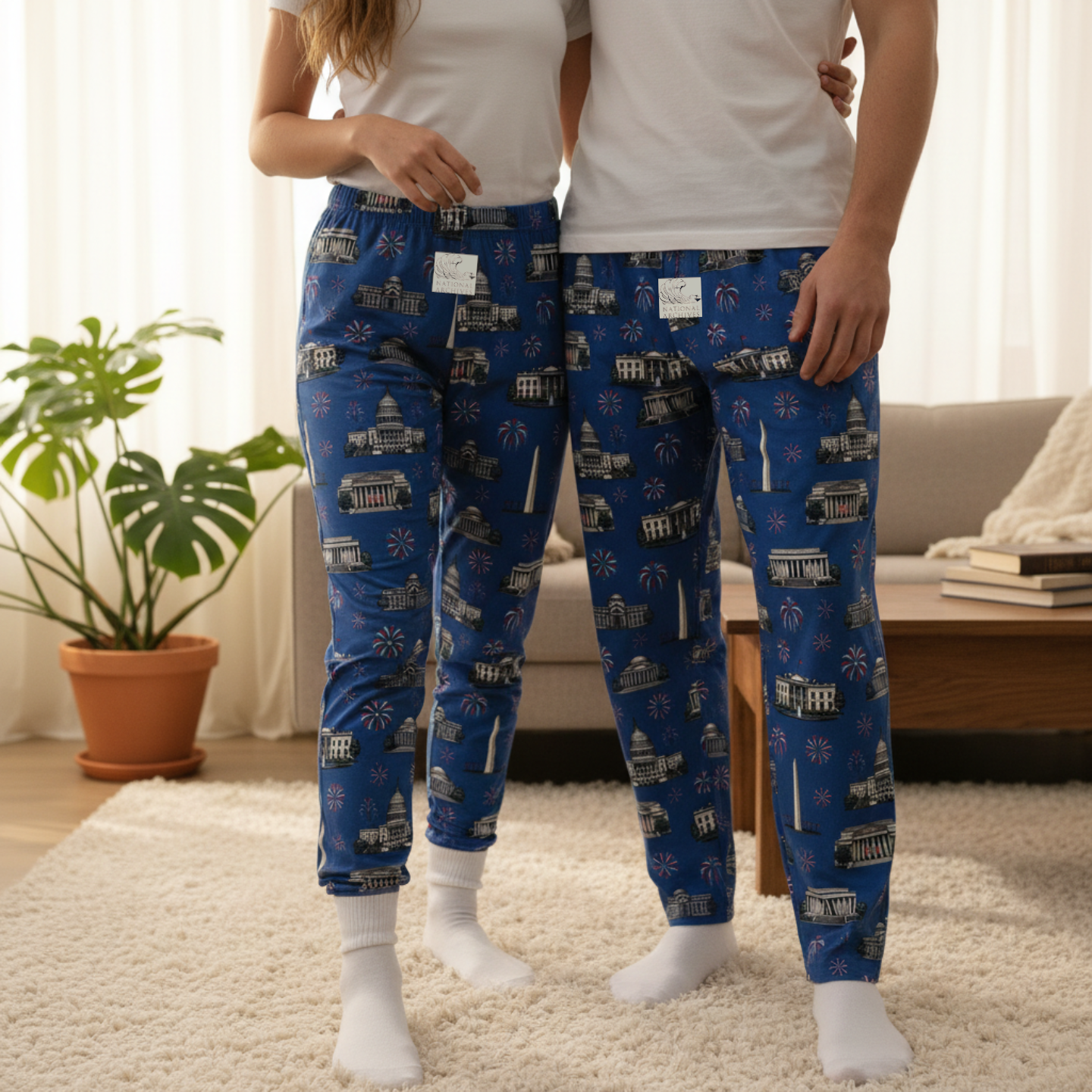 Washington D.C. Monuments Fireworks Pants