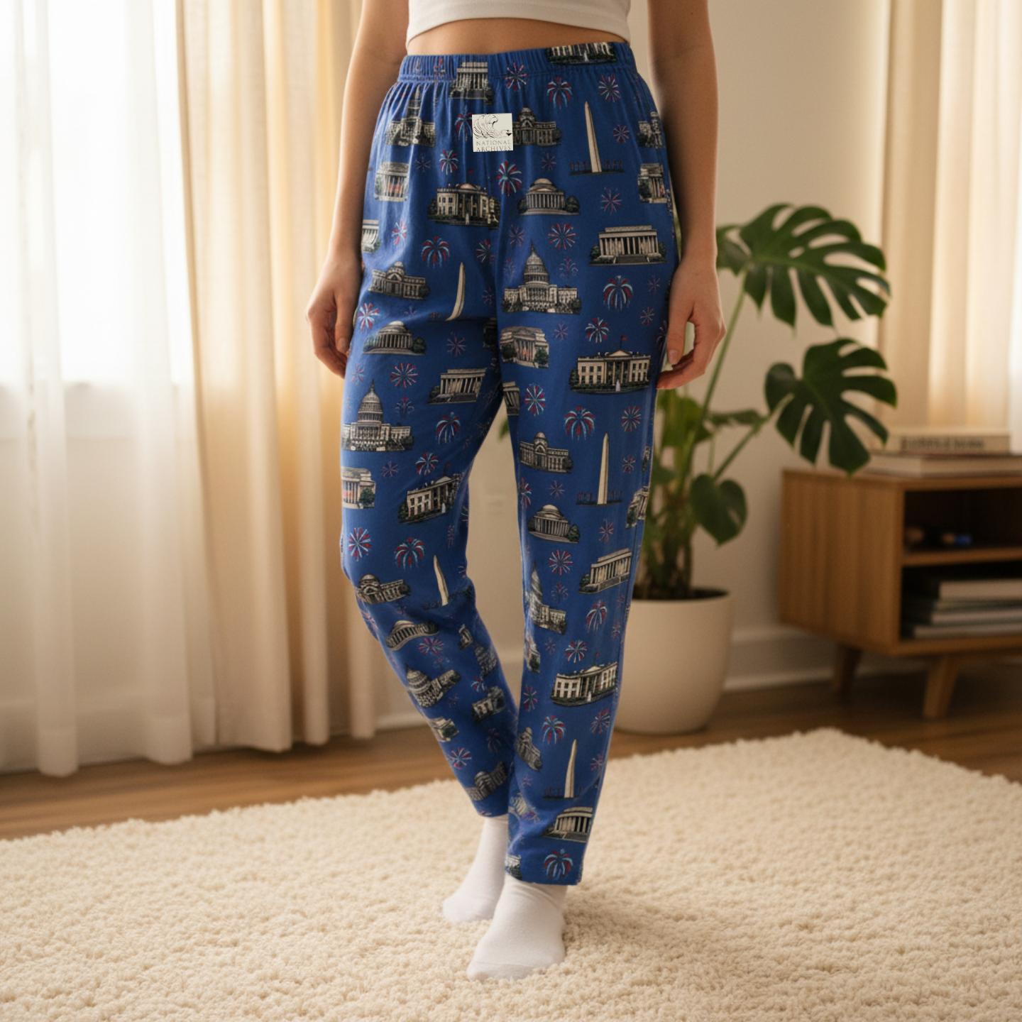 Washington D.C. Monuments Fireworks Pants