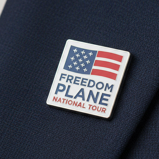 Freedom Plane Lapel Pin