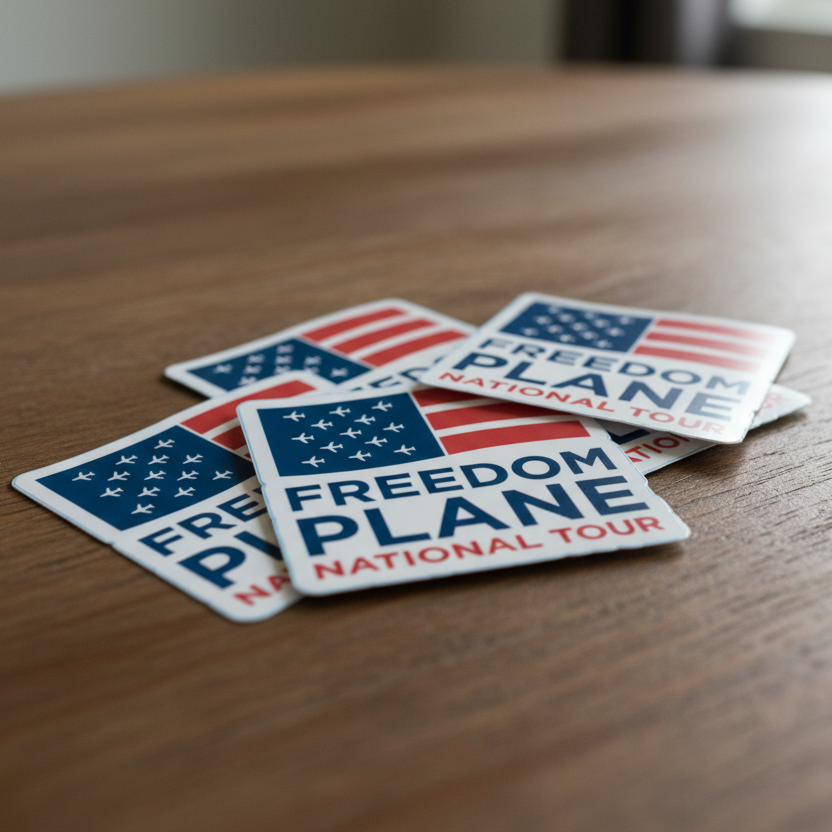 Freedom Plane Stickers Bundle