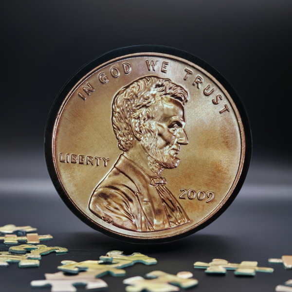 Abraham Lincoln's Round Penny Puzzle