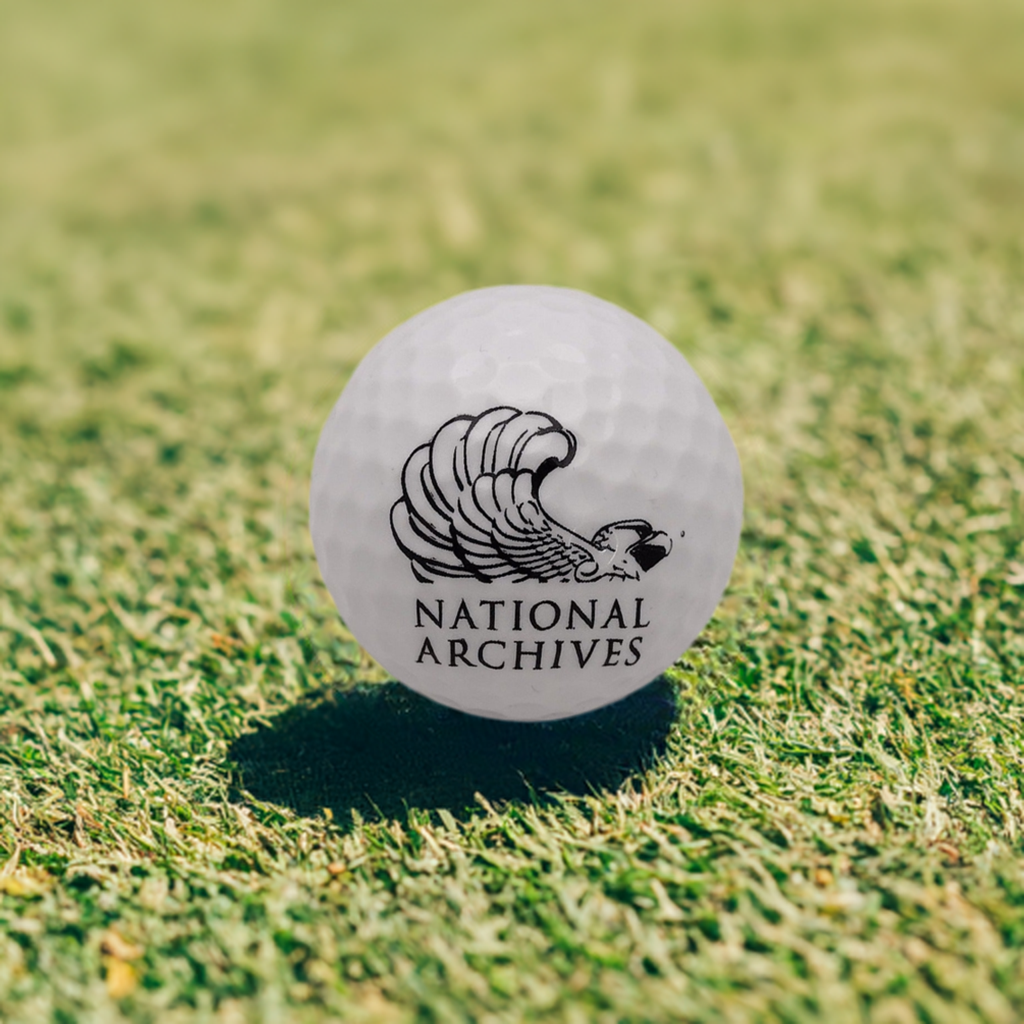 Set of 3 National Archives Logo Golf Balls