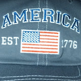 America Est 1776 Baseball Cap - 6 Colors Available