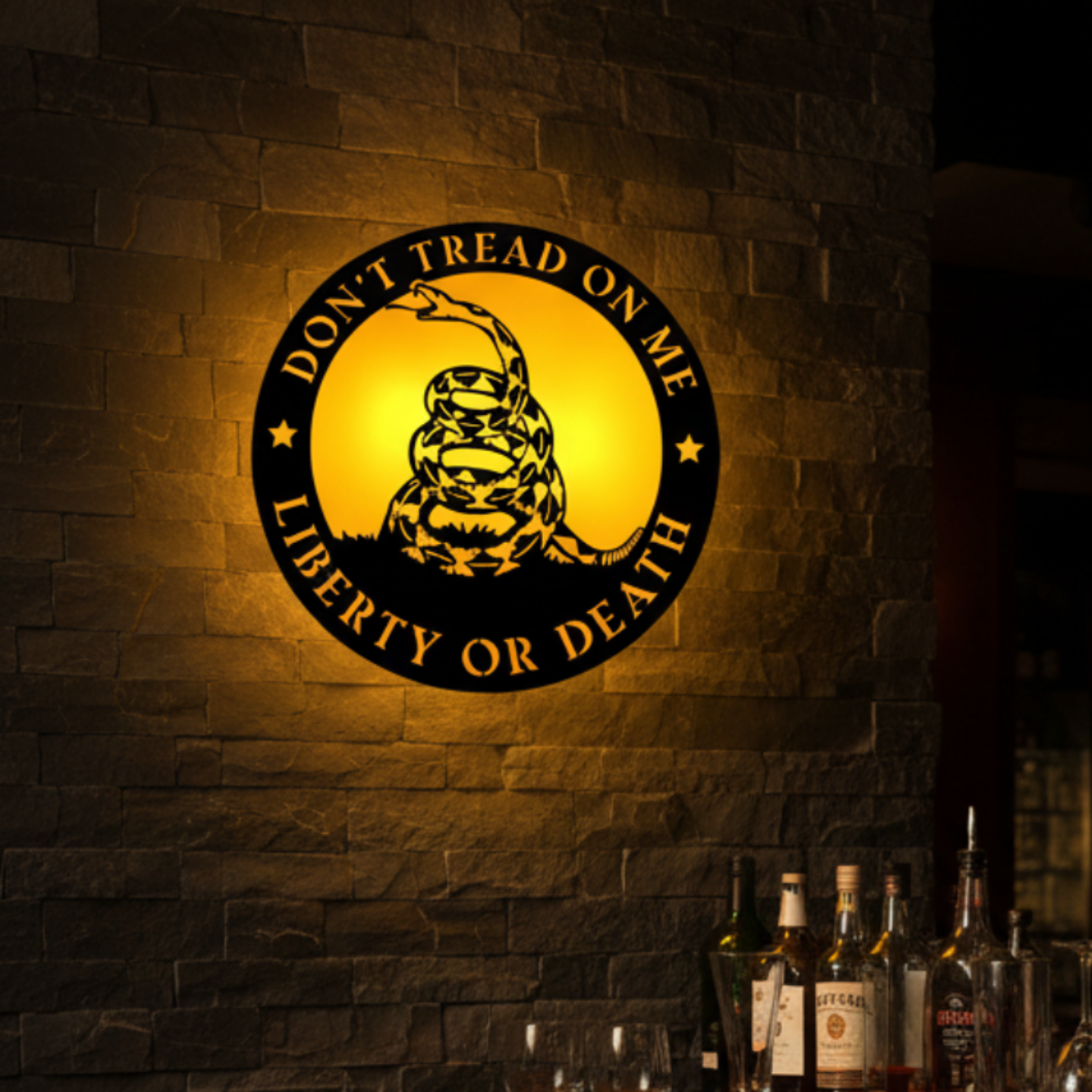 Don't Tread On Me Wall Light