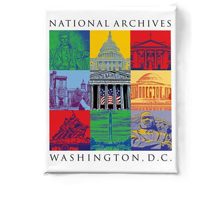 Capital Landmarks Canvas Print