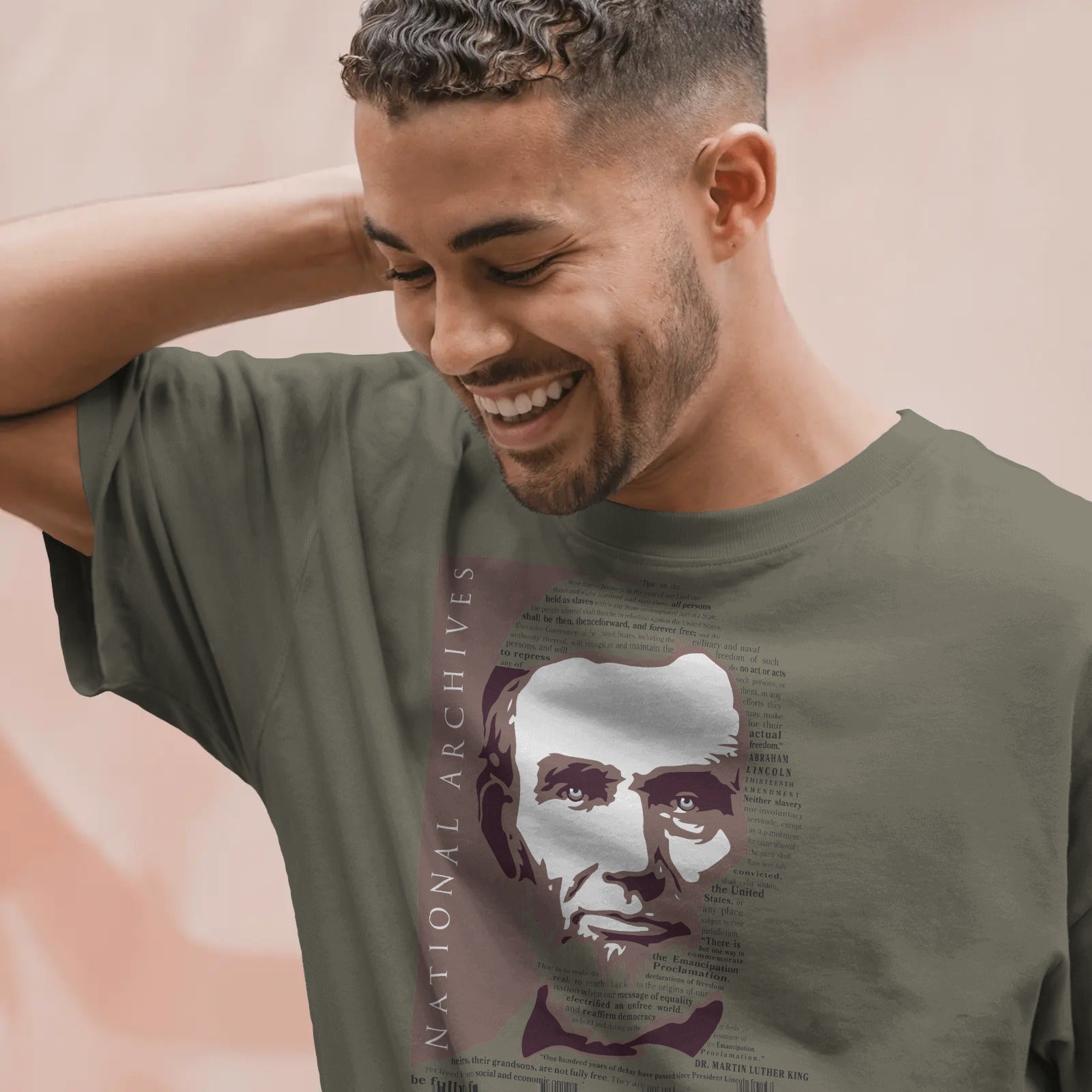 Abraham Lincoln Silhouette Emancipation T-Shirt
