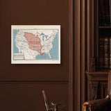 Louisiana Purchase Map No. 4 Canvas Print