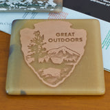 Great Outdoors Glass Coaster