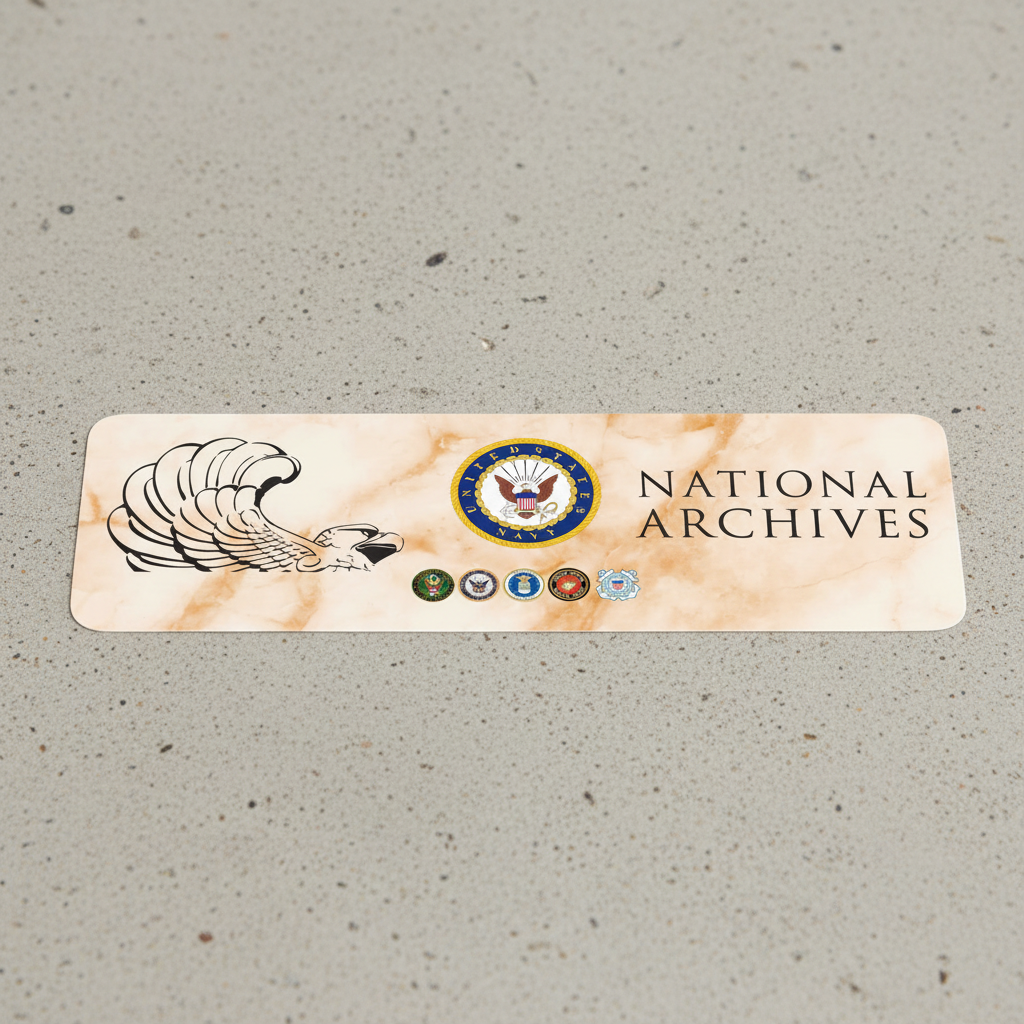 Navy Emblem Bumper Sticker