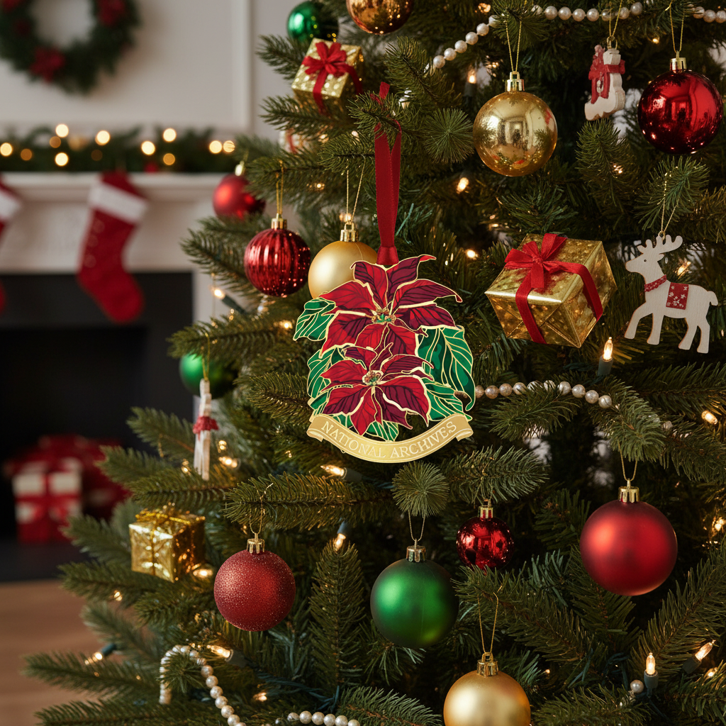 Poinsettia Ornament