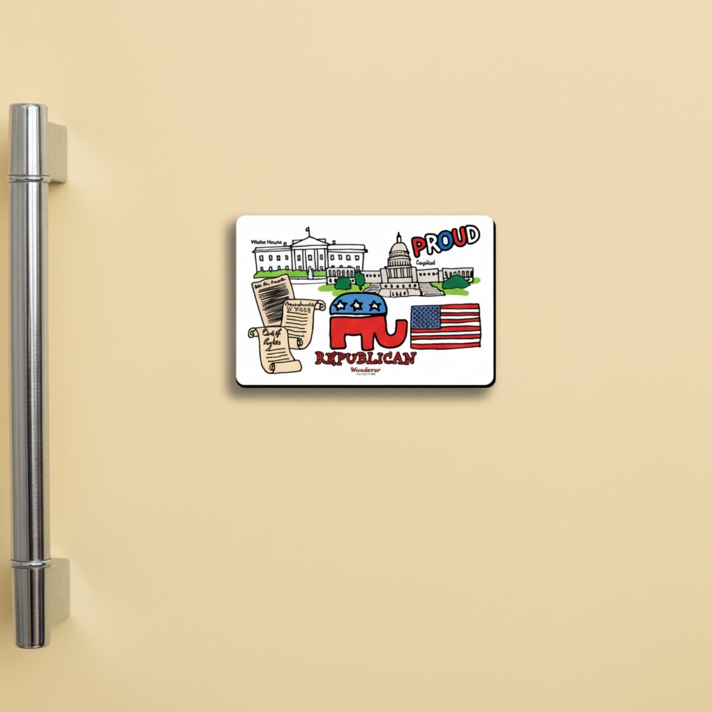 Proud Republican Refrigerator Magnet