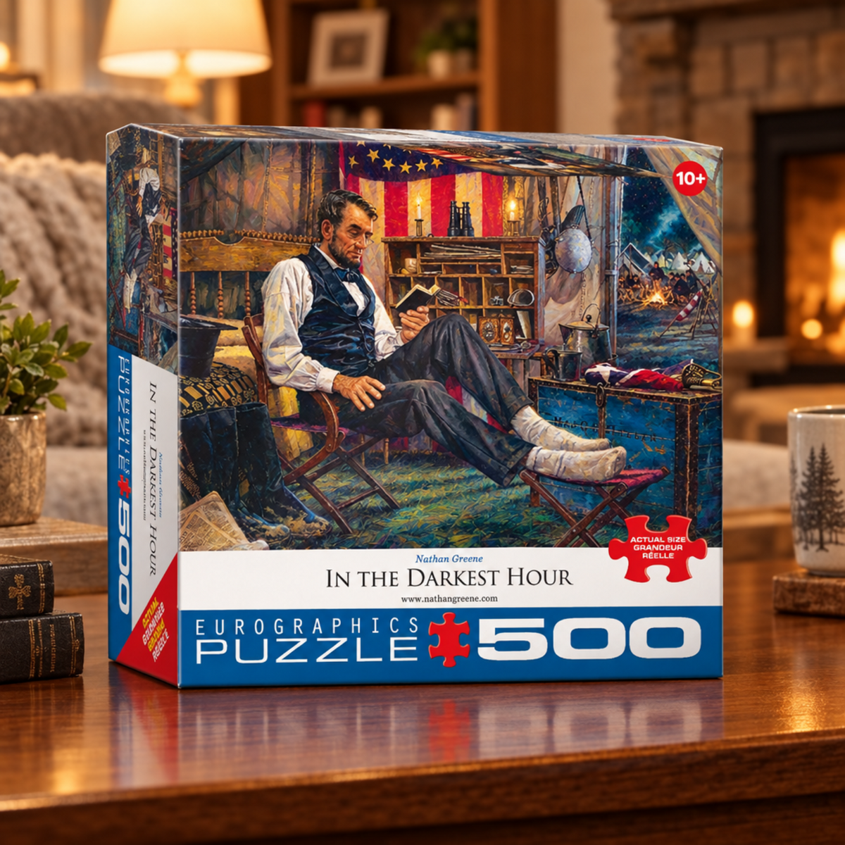 Abraham Lincoln In The Darkest Hour Puzzle 500 Pieces