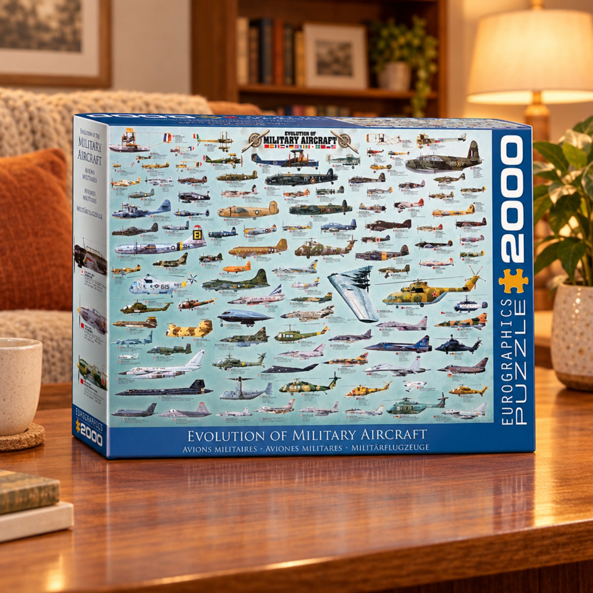 Evolution of Military Aircraft Puzzle 2000 Pieces
