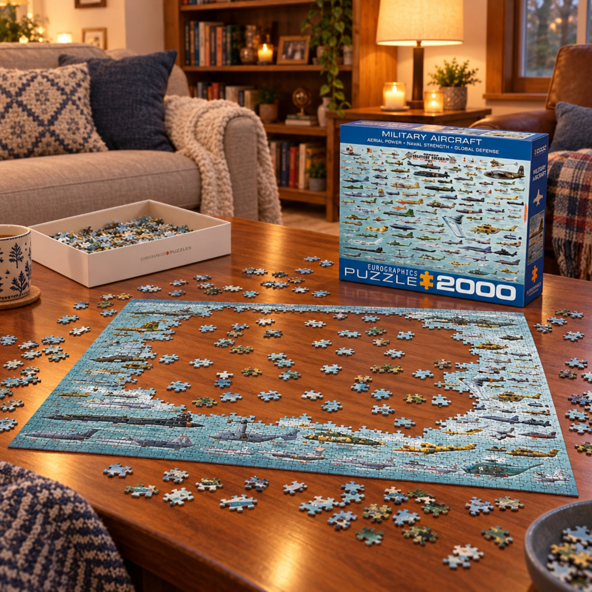 Evolution of Military Aircraft Puzzle 2000 Pieces