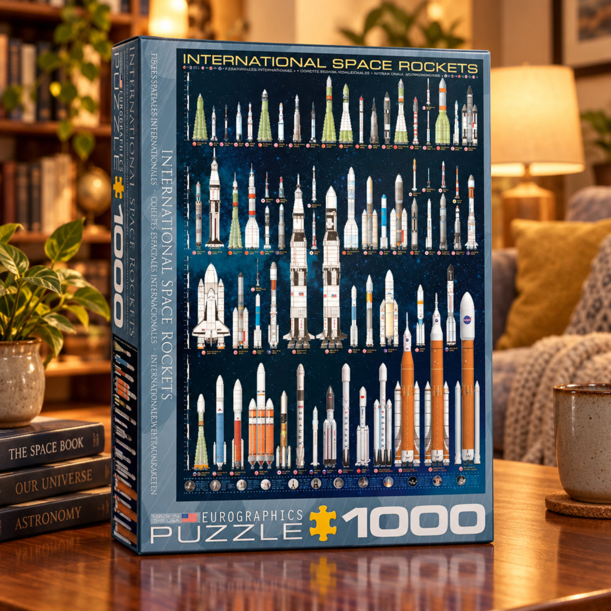 International Space Rockets Puzzle 1,000 Pieces