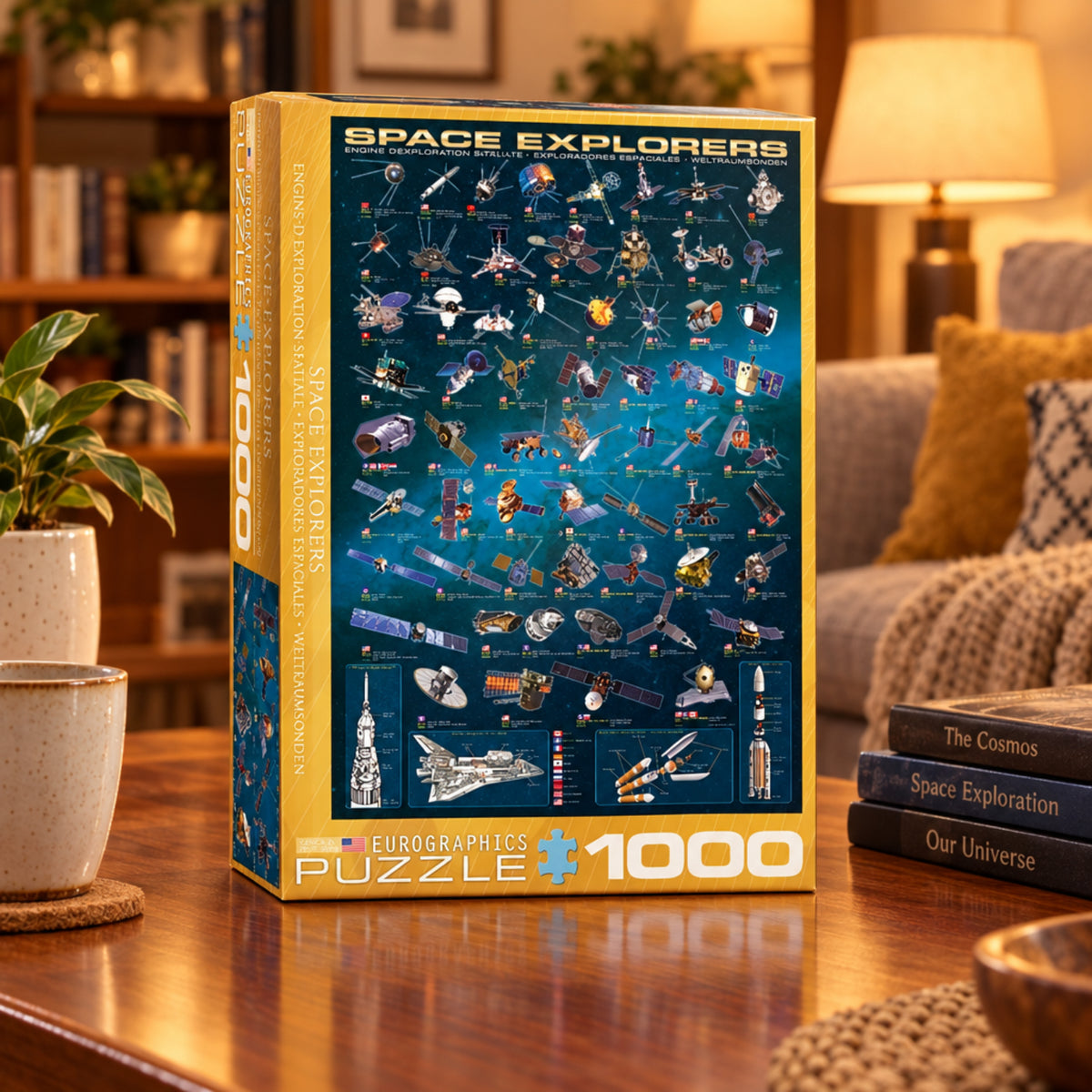 Space Probes and Explorers Puzzle 1,000 Pieces