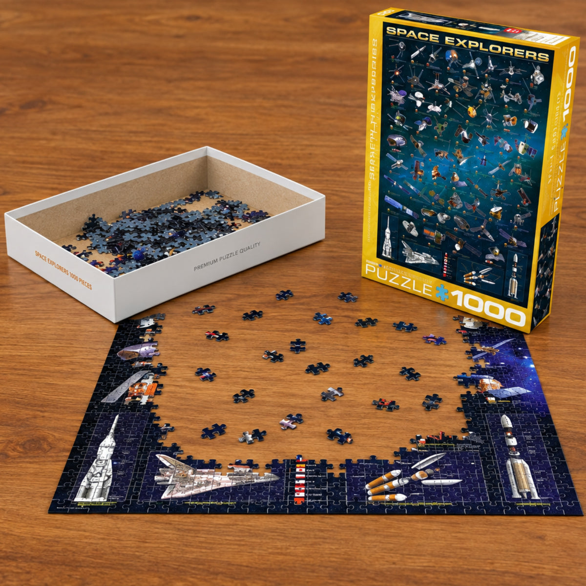 Space Probes and Explorers Puzzle 1,000 Pieces