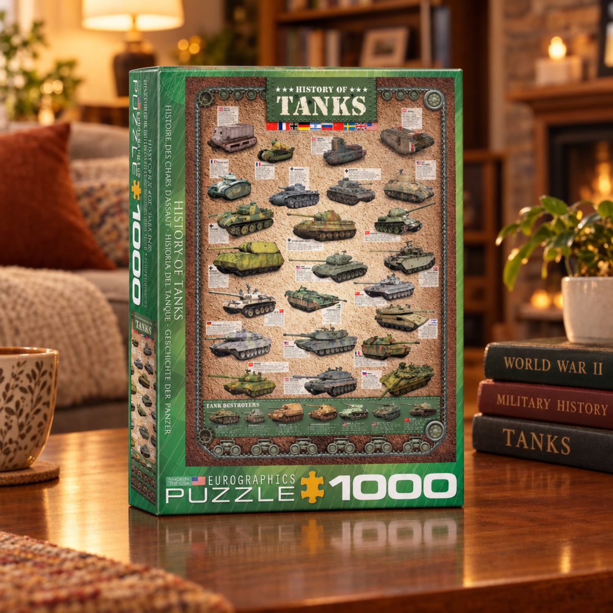 History of Tanks Puzzle 1,000 Pieces