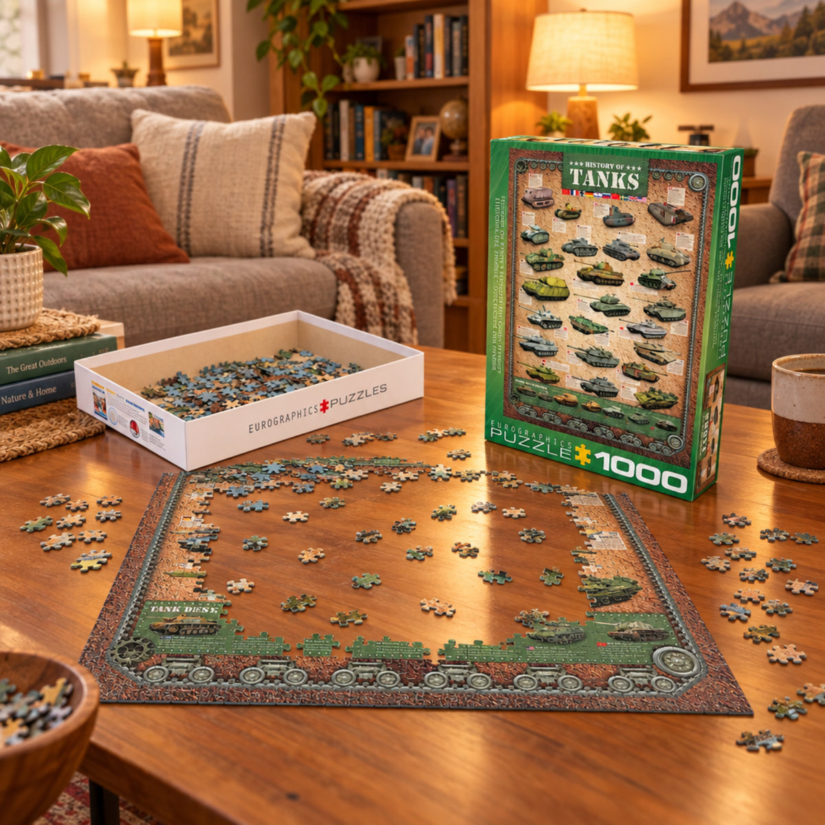 History of Tanks Puzzle 1,000 Pieces