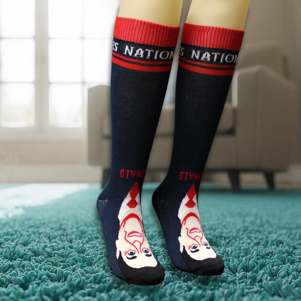 President Reagan Portrait Mid-Calf Socks