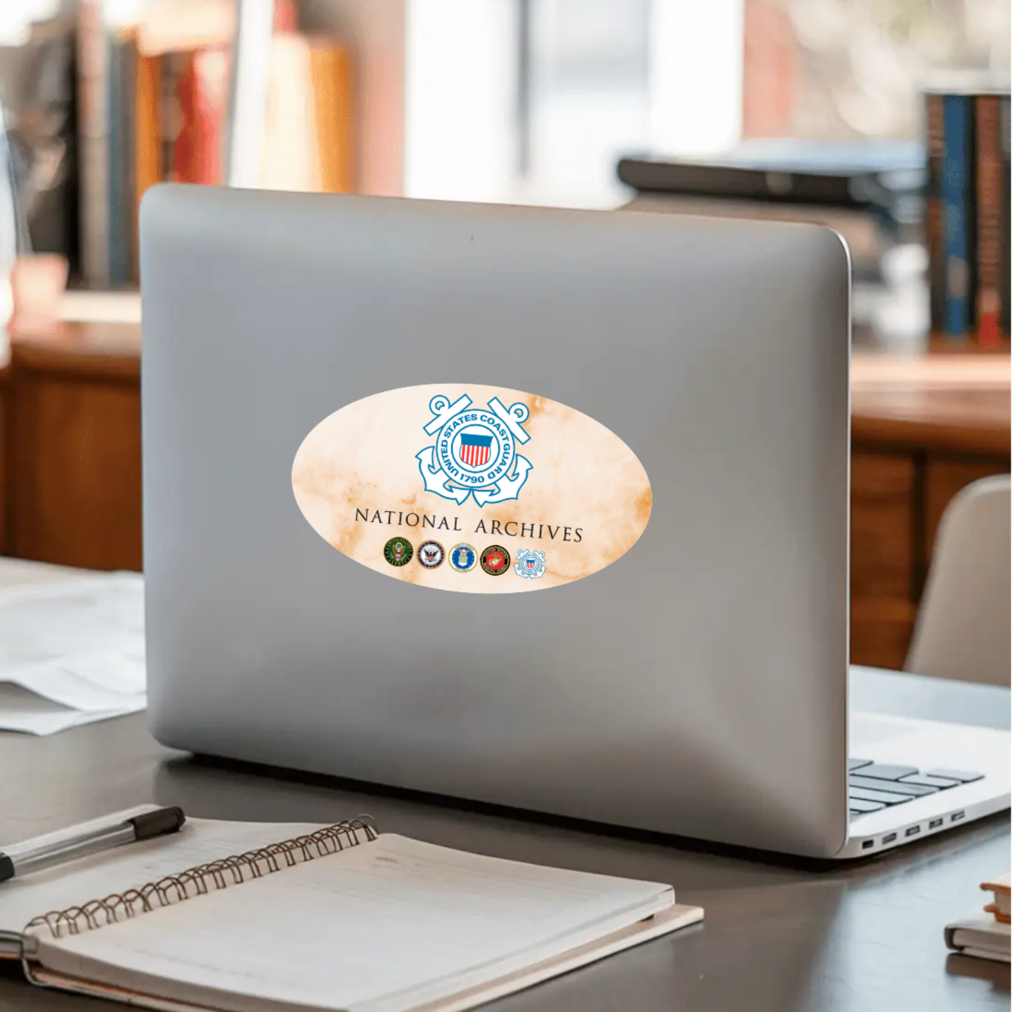 Coast Guard Oval Sticker