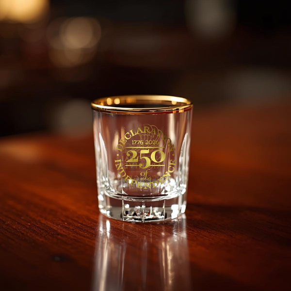 250th Anniversary Edition Declaration of Independence Rocks Glass