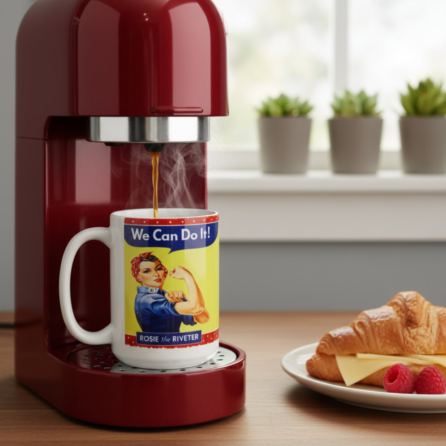 Rosie We Can Do It Coffee Mug