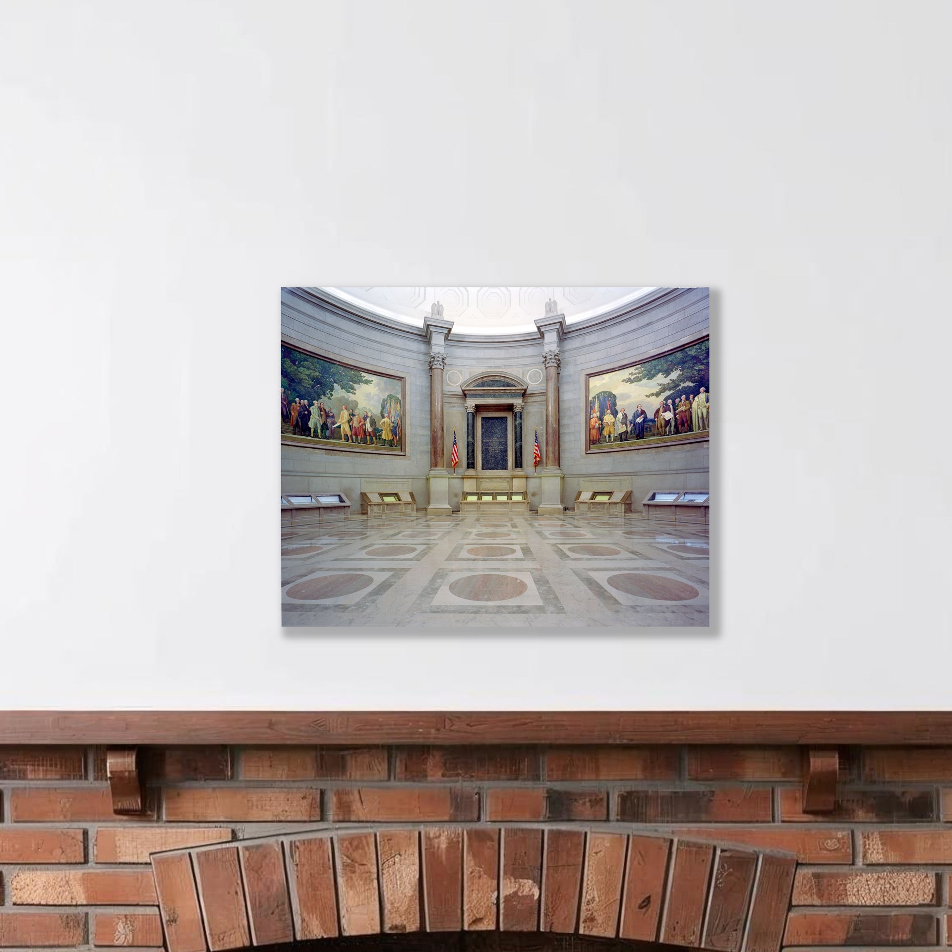 National Archives Rotunda Matted Print