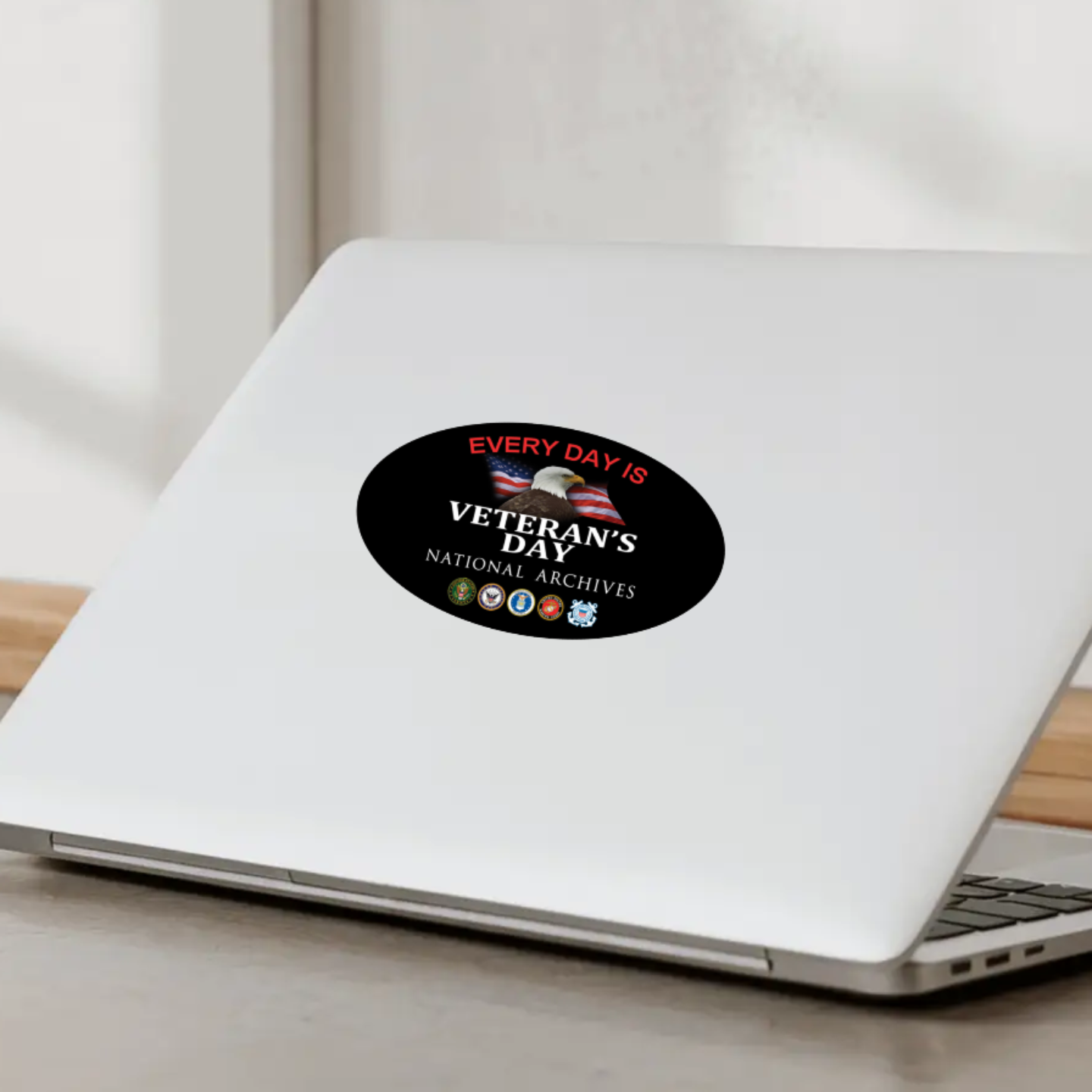 Every Day is Veteran's Day Oval Sticker