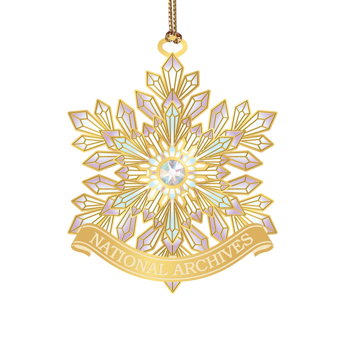 Glittering Snowflake Ornament