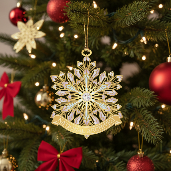 Glittering Snowflake Ornament
