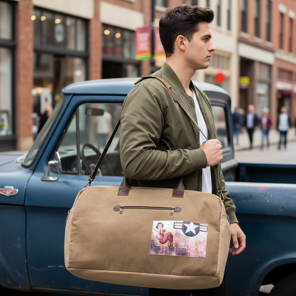 US Air Force Military Tent Duffel Bag