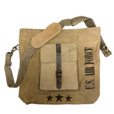 US Air Force Text Military Tent Crossbody Bag