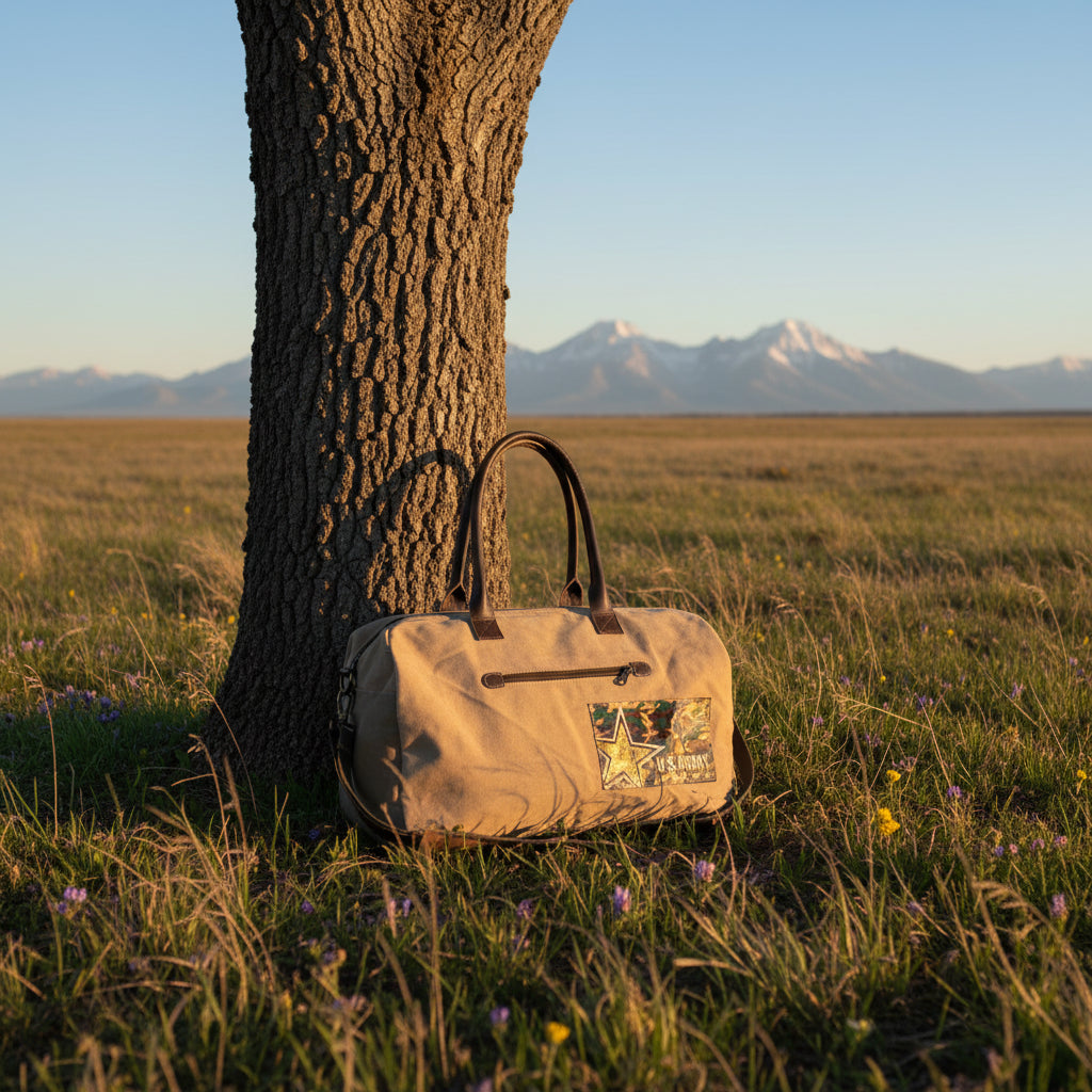 US Army Military Tent Duffel Bag