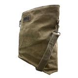 US Marine Corps Recycled Military Tent Text Crossbody