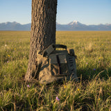 US Navy Text Recycled Military Tent Crossbody