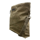 US Navy Text Recycled Military Tent Crossbody