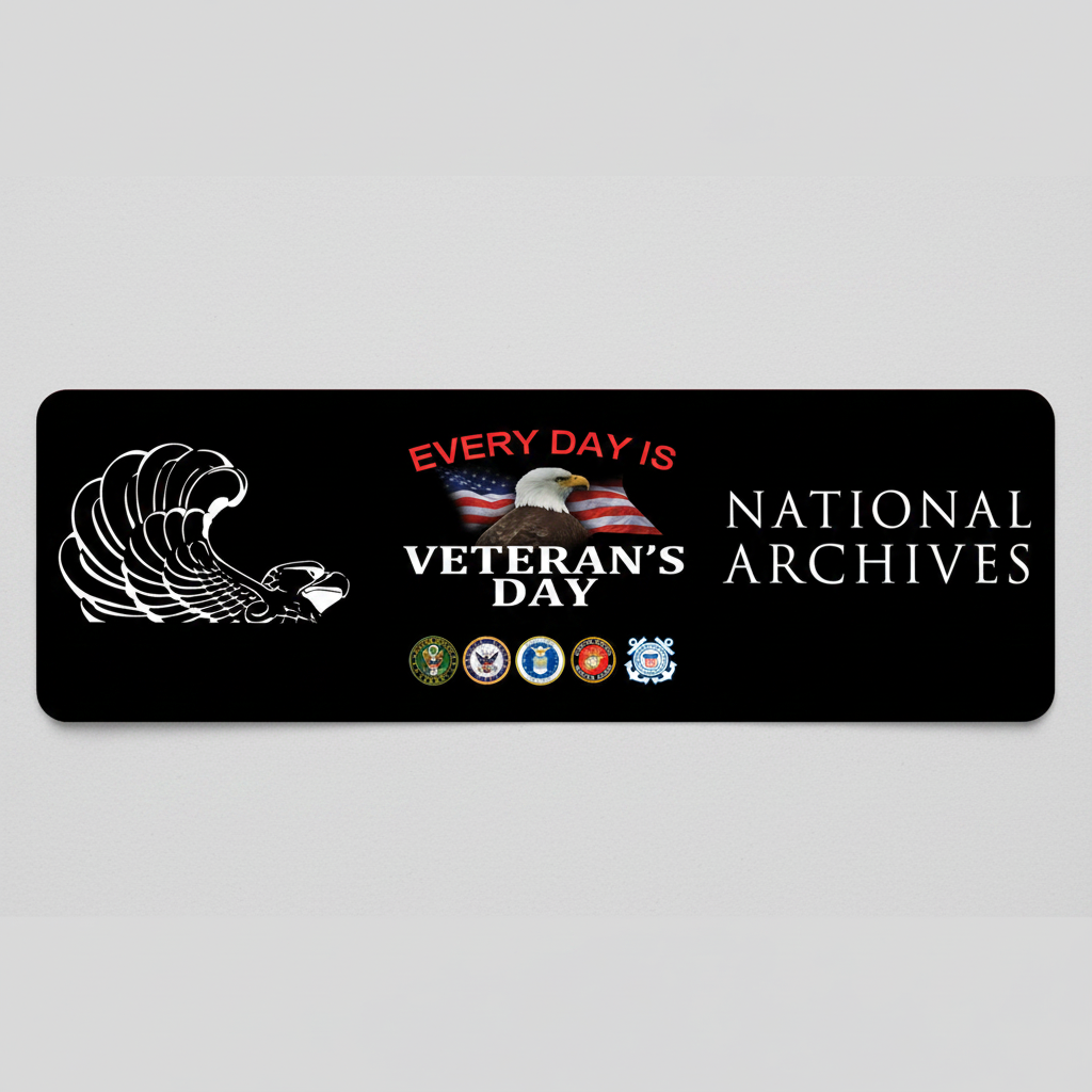 Every Day is Veteran's Day Bumper Sticker