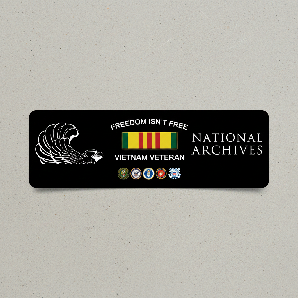 Freedom Isn't Free Vietnam Veteran Bumper Sticker