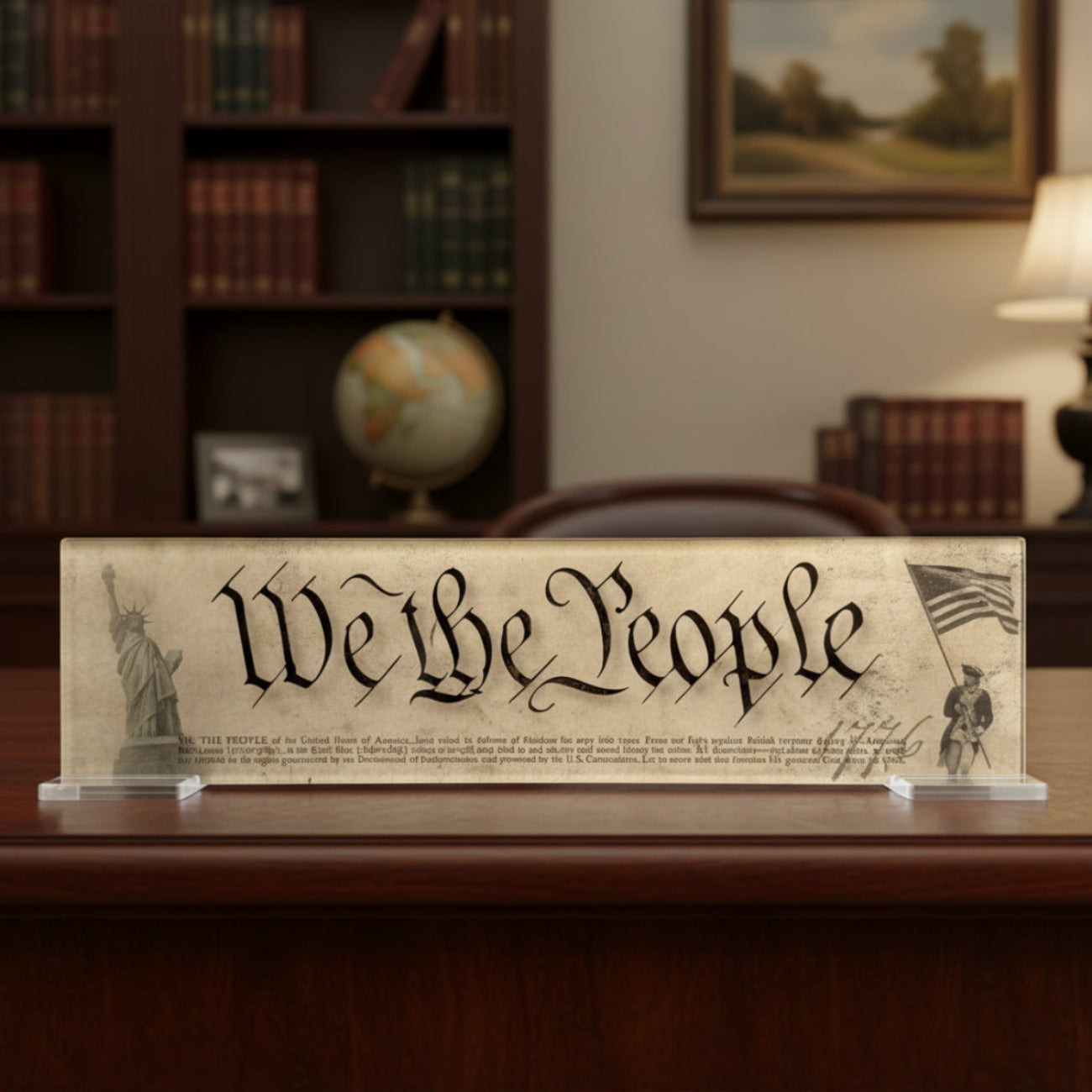 Acrylic We the People Plaque
