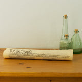 U.S. Constitution Poster Single Page Small Size Replica