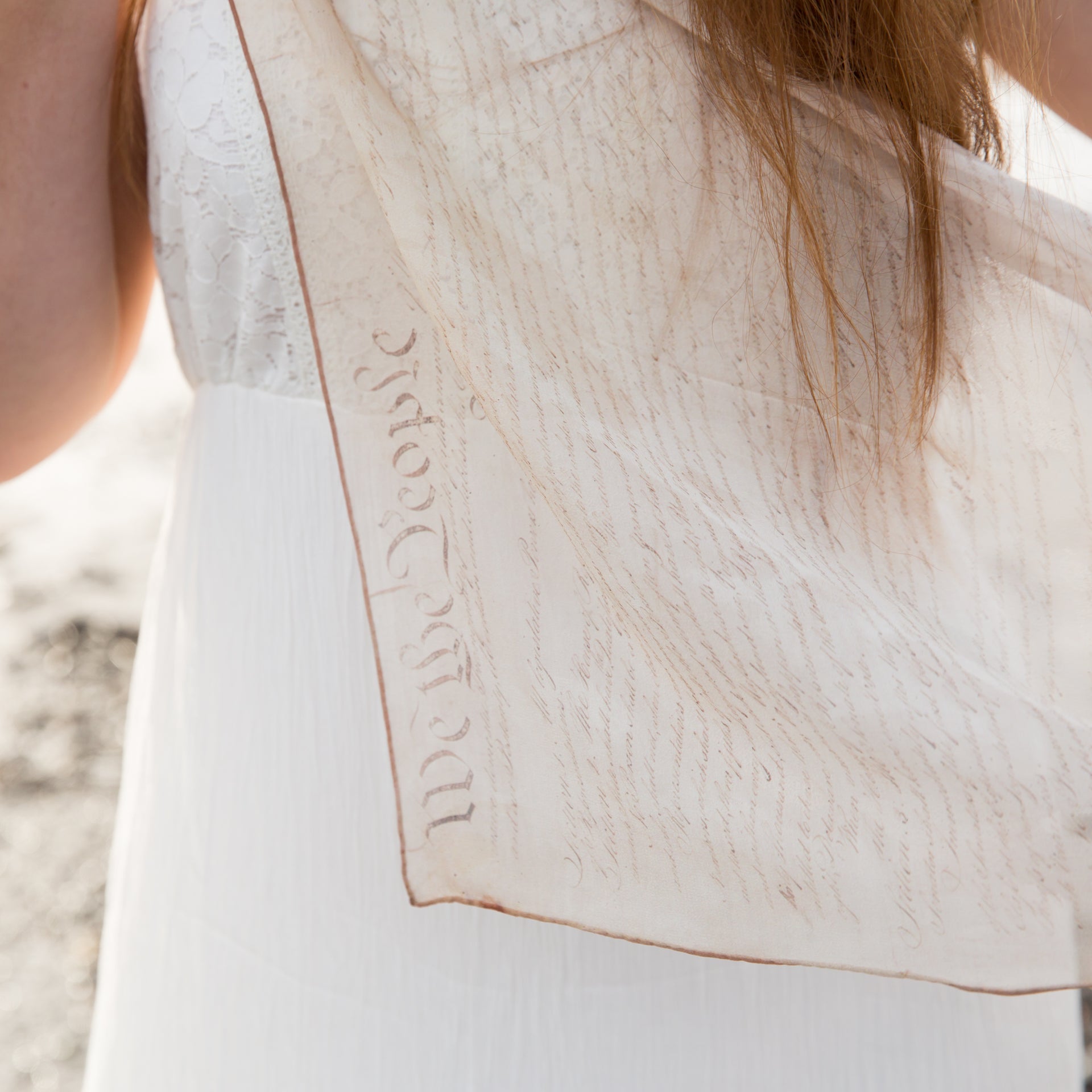 United States Constitution Chiffon Scarf