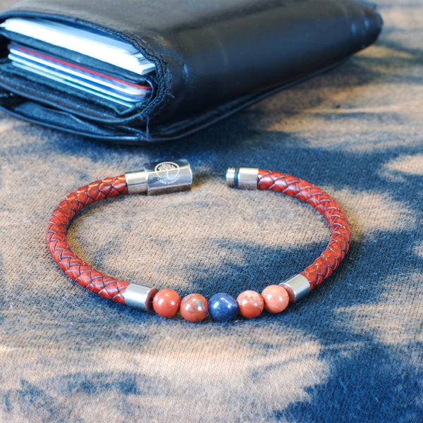 Brown Braided Sequoia Tree Bracelet