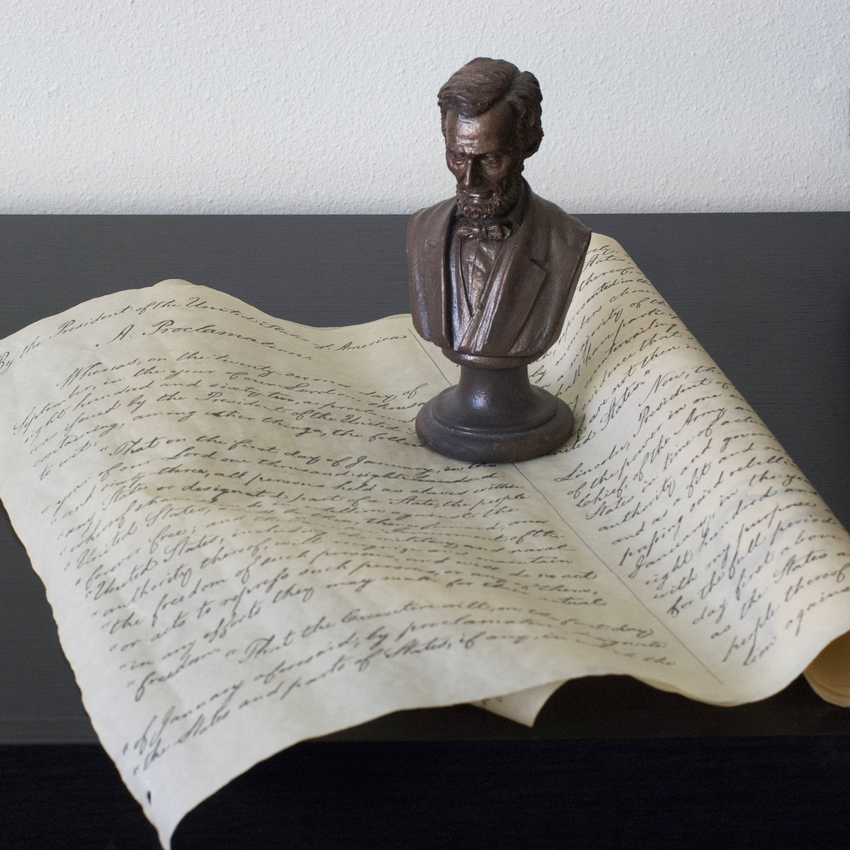 Emancipation Proclamation Replica: Small Size Tube Document - Made in