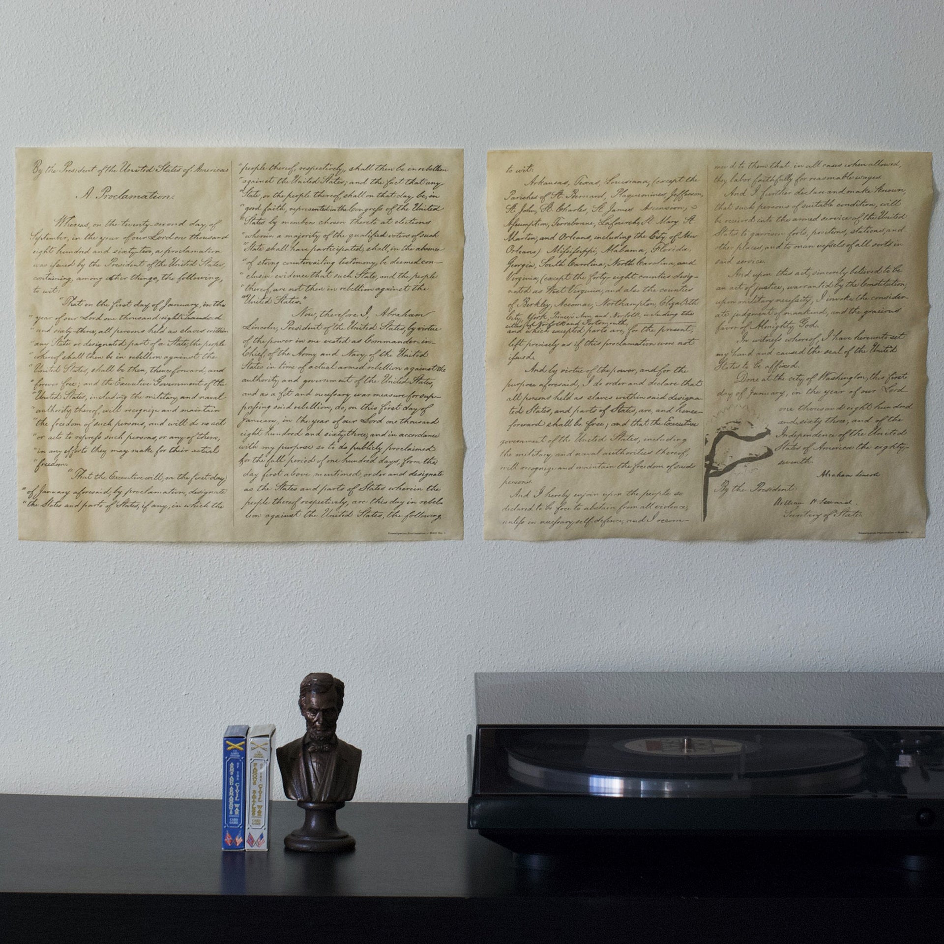 Emancipation Proclamation Replica: Small Size Tube Document - Made in the U.S.A.