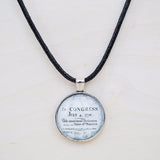 Declaration of Independence Round Necklace